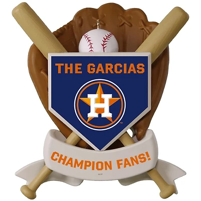 MLB Houston Astros™ Baseball Personalized Ornament