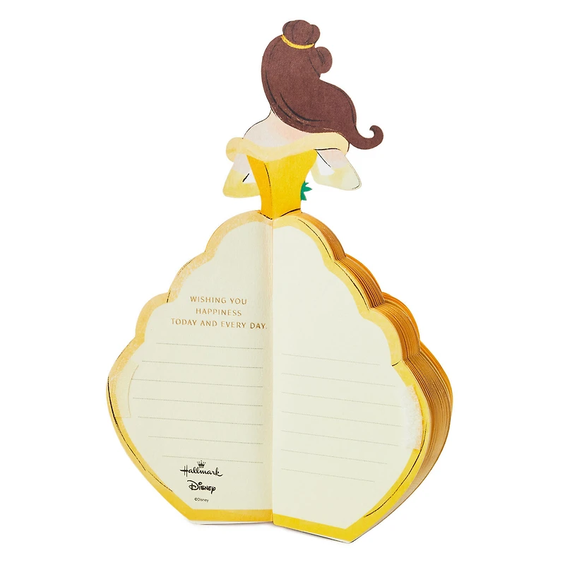 Disney Beauty and the Beast Belle Heart of Gold Honeycomb 3D Pop-Up Card for only USD 7.99 | Hallmark
