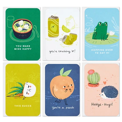 Mini Uplifting Thoughts Assorted Multi-Occasion Cards, Pack of 6 for only USD 6.99 | Hallmark