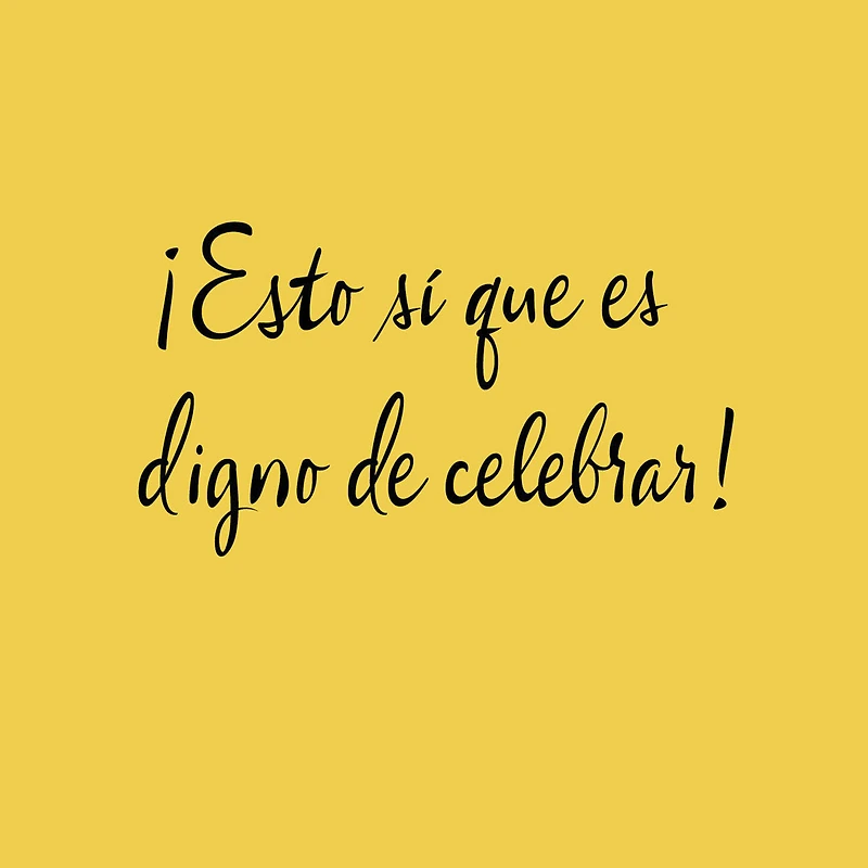 Something to Celebrate Spanish-Language Congratulations Card for only USD 0.99 | Hallmark