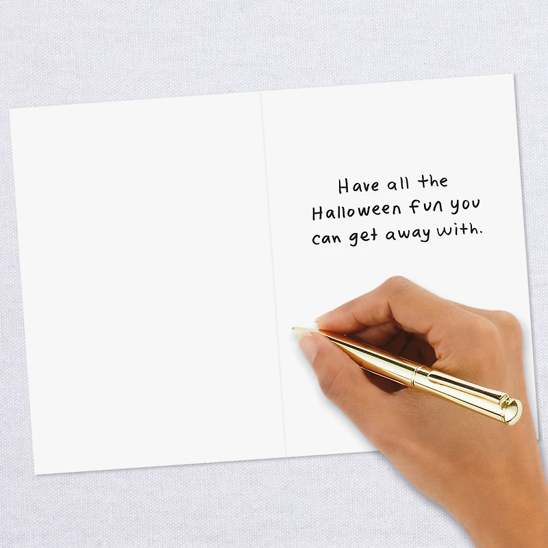 Donut-Eating Ghost Funny Halloween Card for only USD 3.49 | Hallmark