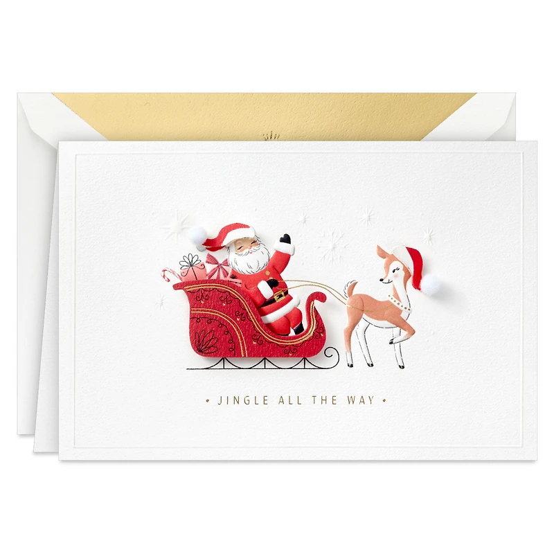 Santa Claus Sleigh Boxed Christmas Cards, Pack of 12 for only USD 17.49 | Hallmark