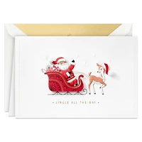 Santa Claus Sleigh Boxed Christmas Cards, Pack of 12 for only USD 17.49 | Hallmark