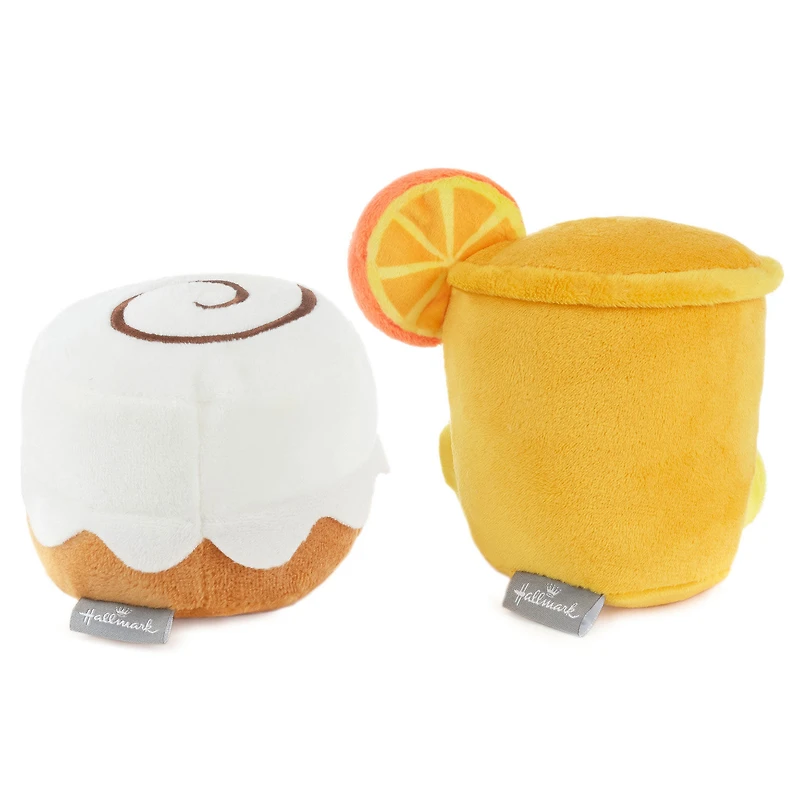 Better Together Cinnamon Roll and Orange Juice Magnetic Plush Pair, 5" for only USD 16.99 | Hallmark