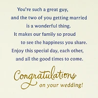 You're a Special Part of Our Family Wedding Card for Son-in-Law for only USD 3.99 | Hallmark