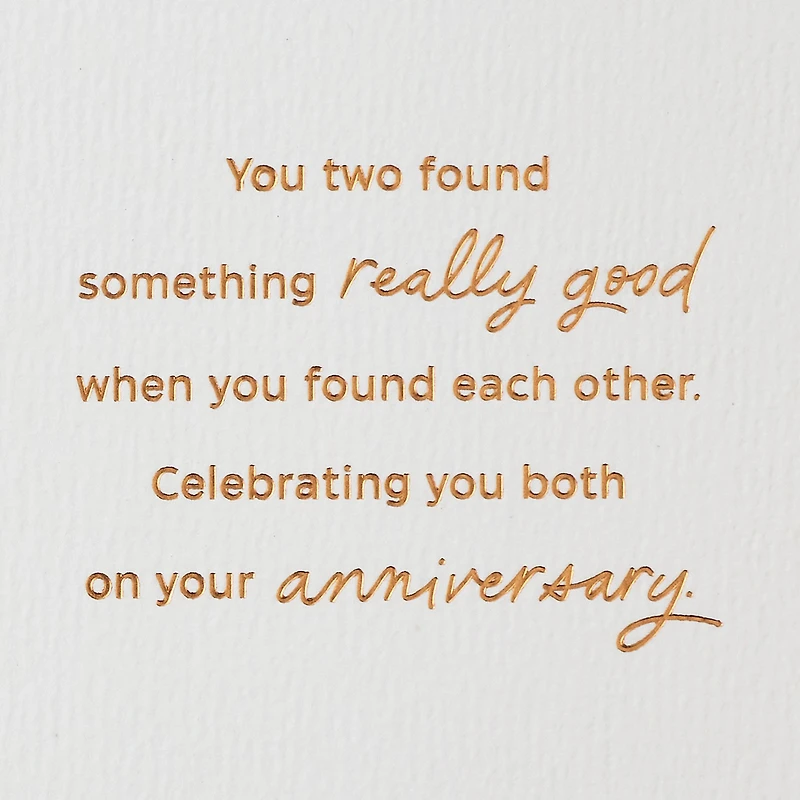 Wonderful to See You So Happy Anniversary Card for Daughter and Spouse for only USD 6.59 | Hallmark