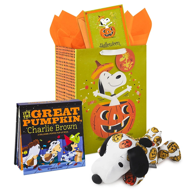 Peanuts® Pumpkin Pal Snoopy Halloween Gift Set for only USD 1.99-24.99 | Hallmark