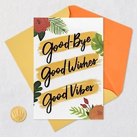 Good Wishes and Good Vibes Goodbye Card for only USD 4.59 | Hallmark