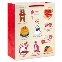 13" Happy Valentine's Day Puns Large Gift Bag for only USD 4.49 | Hallmark