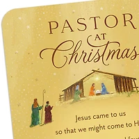 Celebrating His Coming Religious Christmas Card for Pastor for only USD 3.99 | Hallmark