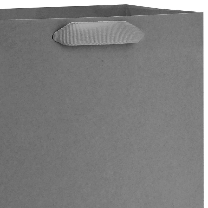 9.6" Solid Gray Medium Gift Bag for only USD 3.49 | Hallmark