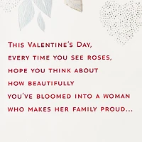 You Make Your Family Proud Valentine's Day Card for Granddaughter for only USD 5.59 | Hallmark