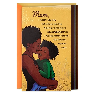 Mom, I Learned From Your Love Birthday Card From Son for only USD 5.99 | Hallmark