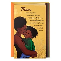 Mom, I Learned From Your Love Birthday Card From Son for only USD 5.99 | Hallmark