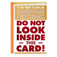 Do Not Look Funny Birthday Card with Mini Cards for only USD 5.59 | Hallmark