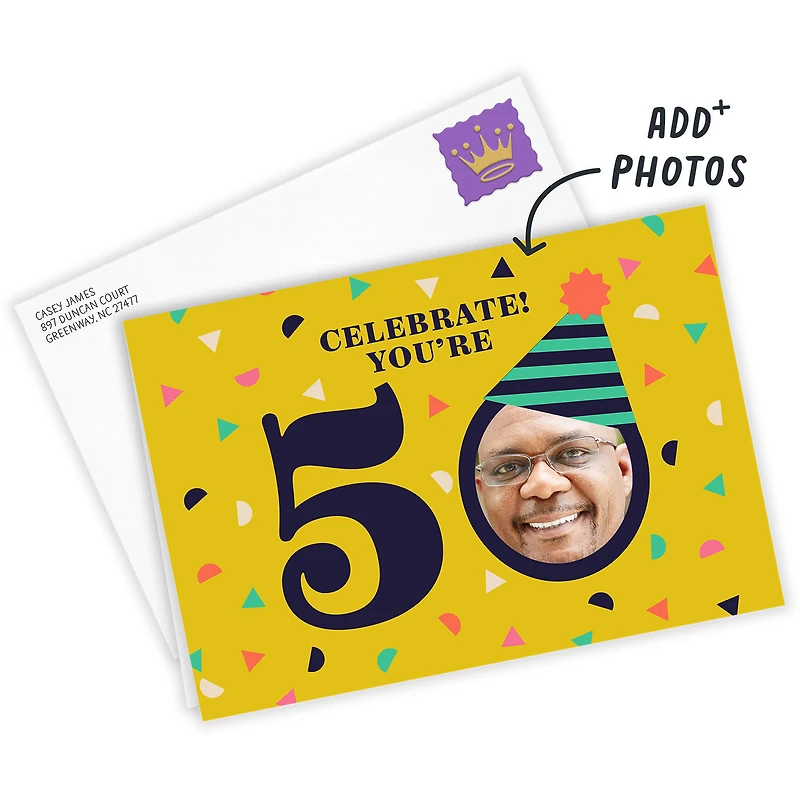 Celebrate Custom 50th Birthday Card for only USD 4.99 | Hallmark