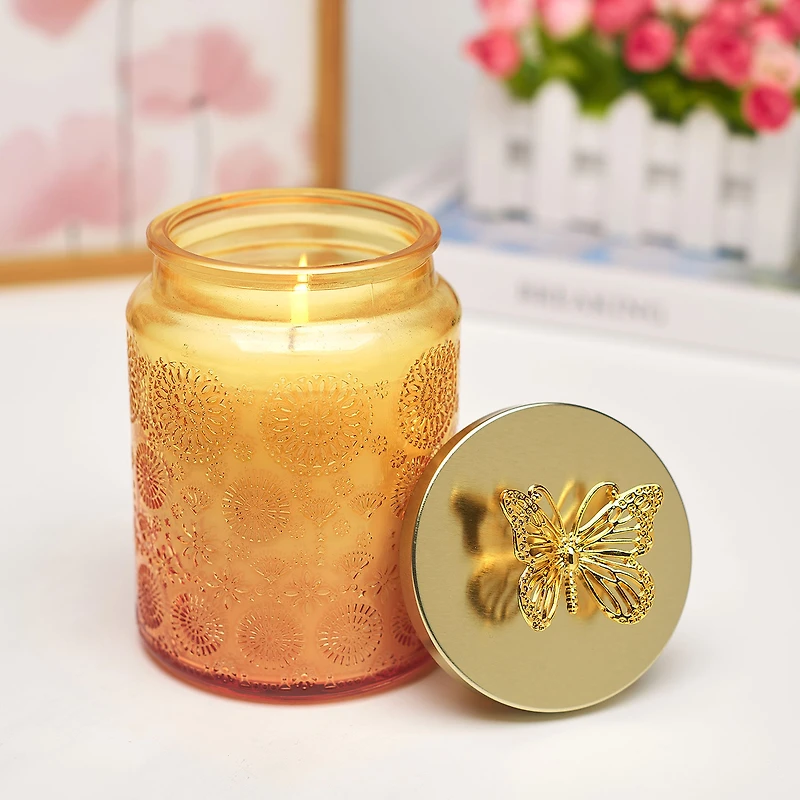 Meyer Lemon Scented Glass Candle, 18.7 oz. for only USD 29.99 | Hallmark