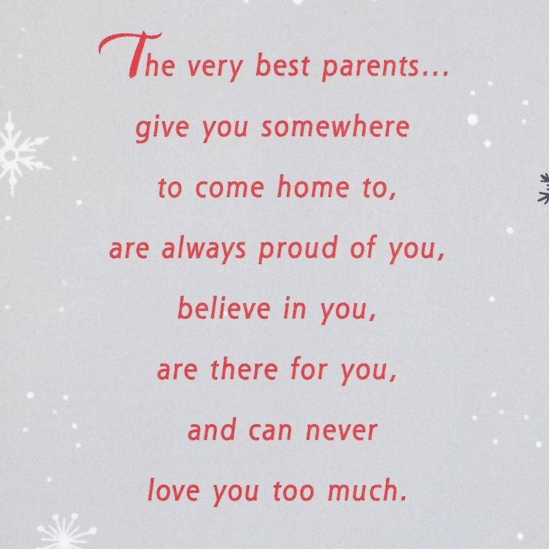 You're the Very Best Christmas Card for Parents for only USD 6.99 | Hallmark