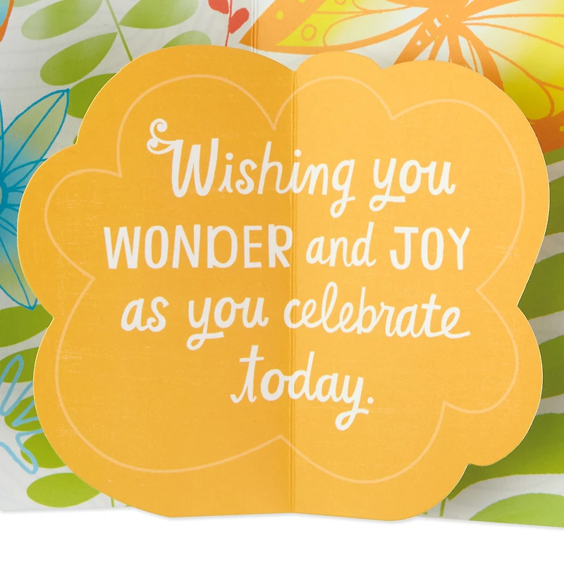 16" Joyful Butterflies Pop-Up Jumbo Birthday Card for only USD 12.99 | Hallmark