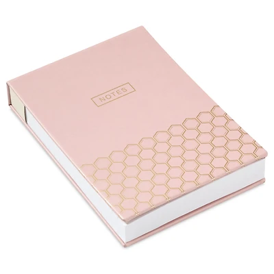 Pink and Gold Honeycomb Faux Leather Large List Pad for only USD 19.99 | Hallmark