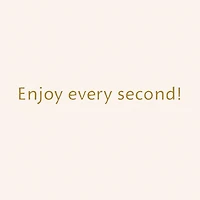 Enjoy Every Second 50th Birthday Card for only USD 2.99 | Hallmark