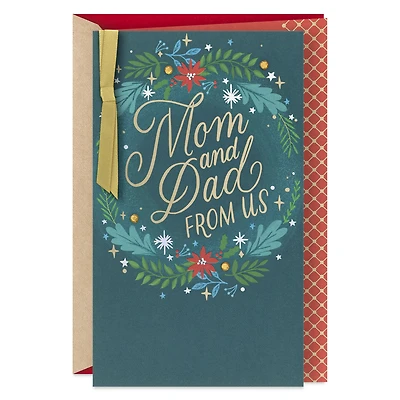 You're Loved and Appreciated Christmas Card for Mom and Dad From Us for only USD 5.99 | Hallmark