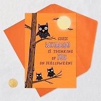 Guess Whooooo Is Thinking of You Halloween Card for only USD 0.99 | Hallmark