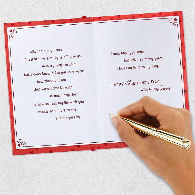 I Love You in So Many Ways Valentine's Day Card for Wife for only USD 9.99 | Hallmark