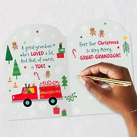 Santa With a Wish for You Christmas Card for Great-Grandson for only USD 2.00 | Hallmark