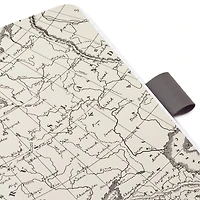 Gray Etched Compass Faux Leather Notebook for only USD 16.99 | Hallmark