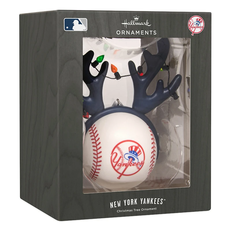 MLB New York Yankees™ Reindeer Baseball Hallmark Ornament for only USD 12.99 | Hallmark