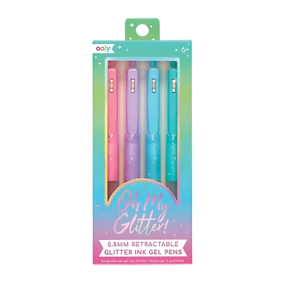 Ooly Retractable Glitter Gel Ink Pens, 4-count for only USD 8.99 | Hallmark