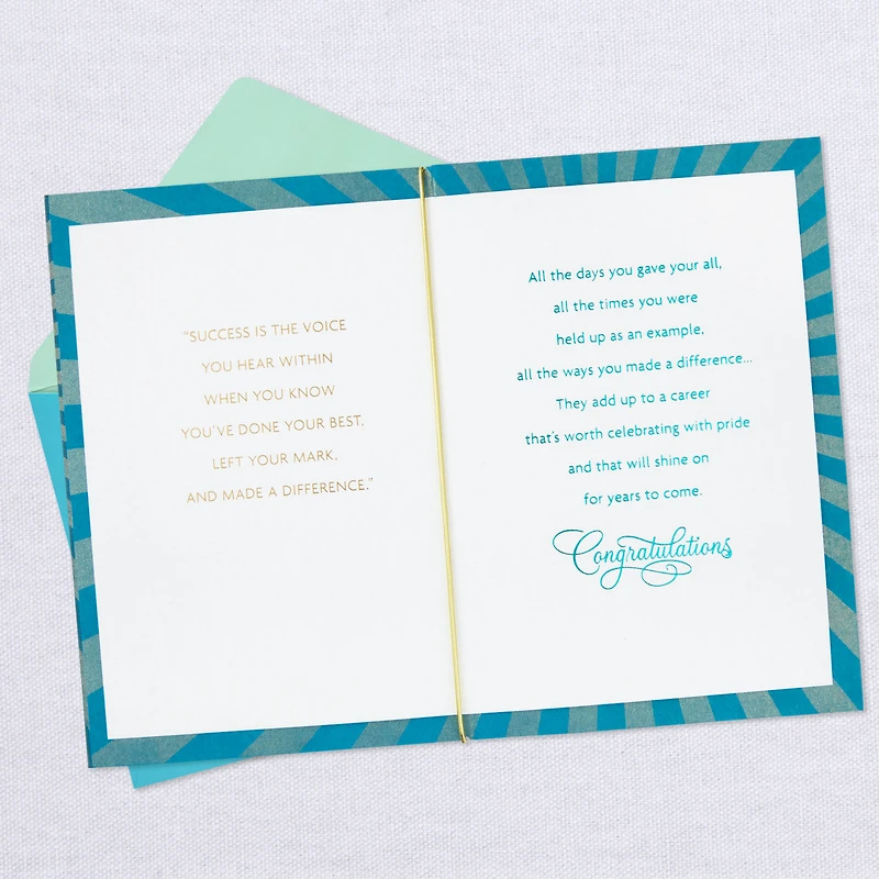 A Career Worth Celebrating Retirement Card for only USD 9.99 | Hallmark