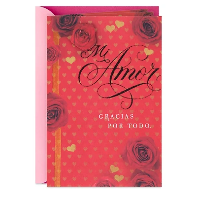 Thank You for Everything Spanish-Language Romantic Valentine's Day Card for only USD 5.99 | Hallmark