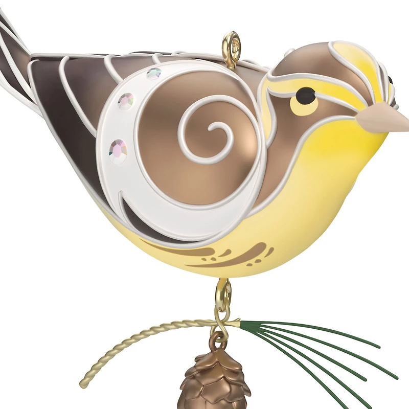 The Beauty of Birds Lady Blackburnian Warbler Ornament for only USD 22.99 | Hallmark