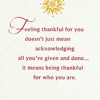 Grateful for Your Blessings Christmas Card for Parents for only USD 5.59 | Hallmark