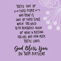 God Bless You Religious Birthday Card for only USD 3.99 | Hallmark