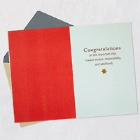 Wisdom, Responsibility and Adulthood Bar Mitzvah Card for only USD 2.59 | Hallmark