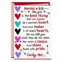 So Lucky to Have a Kid Like You Valentine's Day Card From Parent for only USD 3.99 | Hallmark