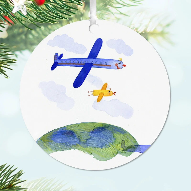 Design-Your-Own Round Metal Personalized Ornament, Custom Photo for only USD 17.99 | Hallmark