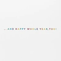 Happy Whole Year Birthday Card for only USD 6.59 | Hallmark