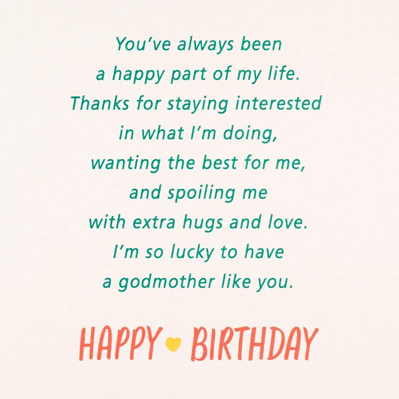 Lucky to Have You Birthday Card for Godmother for only USD 5.59 | Hallmark