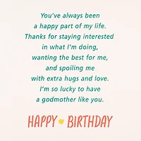 Lucky to Have You Birthday Card for Godmother for only USD 5.59 | Hallmark