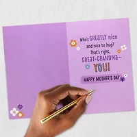 Greatly Nice and Nice to Hug Mother's Day Card for Great-Grandma from Kids for only USD 5.59 | Hallmark