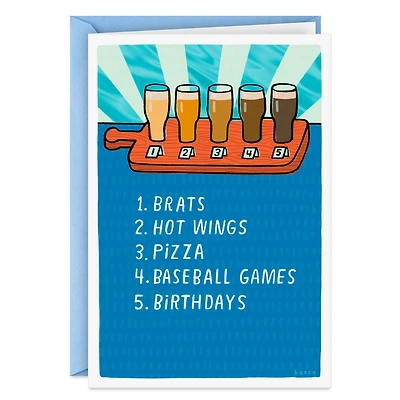 Beer Goes With Everything Funny Birthday Card for only USD 4.49 | Hallmark