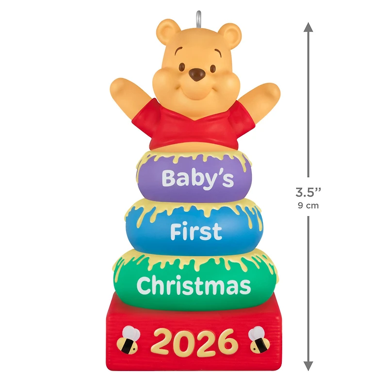 Disney Winnie the Pooh Baby's First Christmas 2026 Ornament for only USD 24.99 | Hallmark