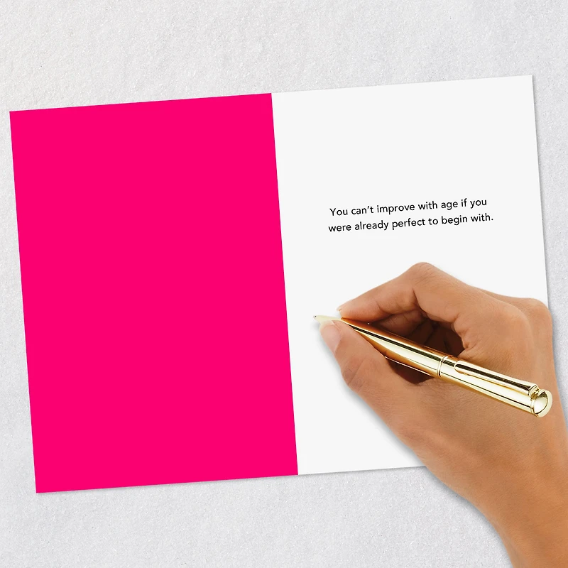 Can't Improve on Perfection Funny Birthday Card for only USD 3.99 | Hallmark