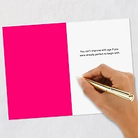 Can't Improve on Perfection Funny Birthday Card for only USD 3.99 | Hallmark