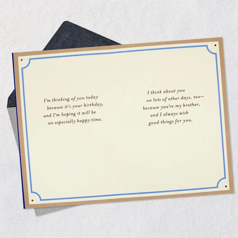 Always Wishing Good Things for You Birthday Card for Brother for only USD 6.99 | Hallmark