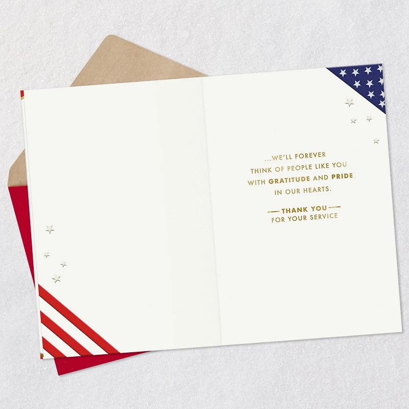 Thank You for Your Service Veterans Day Card for only USD 3.99 | Hallmark
